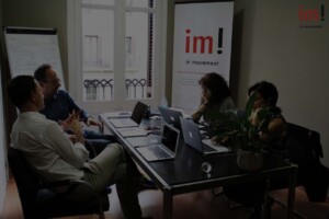 Socios de In-Inmovement Judit Miret, Alberto Rossi, Enric Arola, Conxi Perez